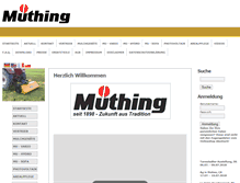 Tablet Screenshot of muething-mulcher.de